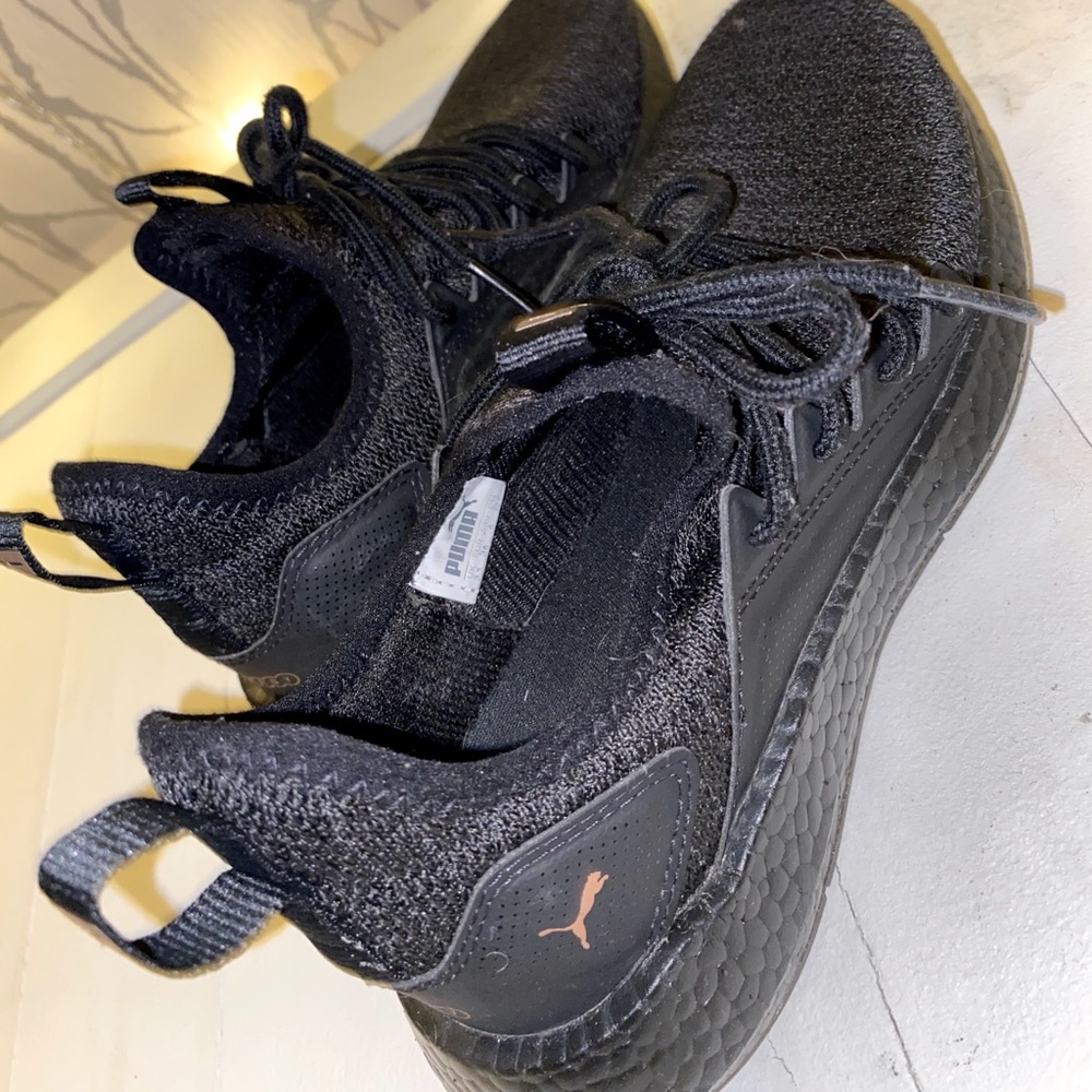 Black Puma sneakers